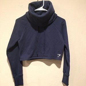 Gymshark Cropped Mockneck Sweater sz XS